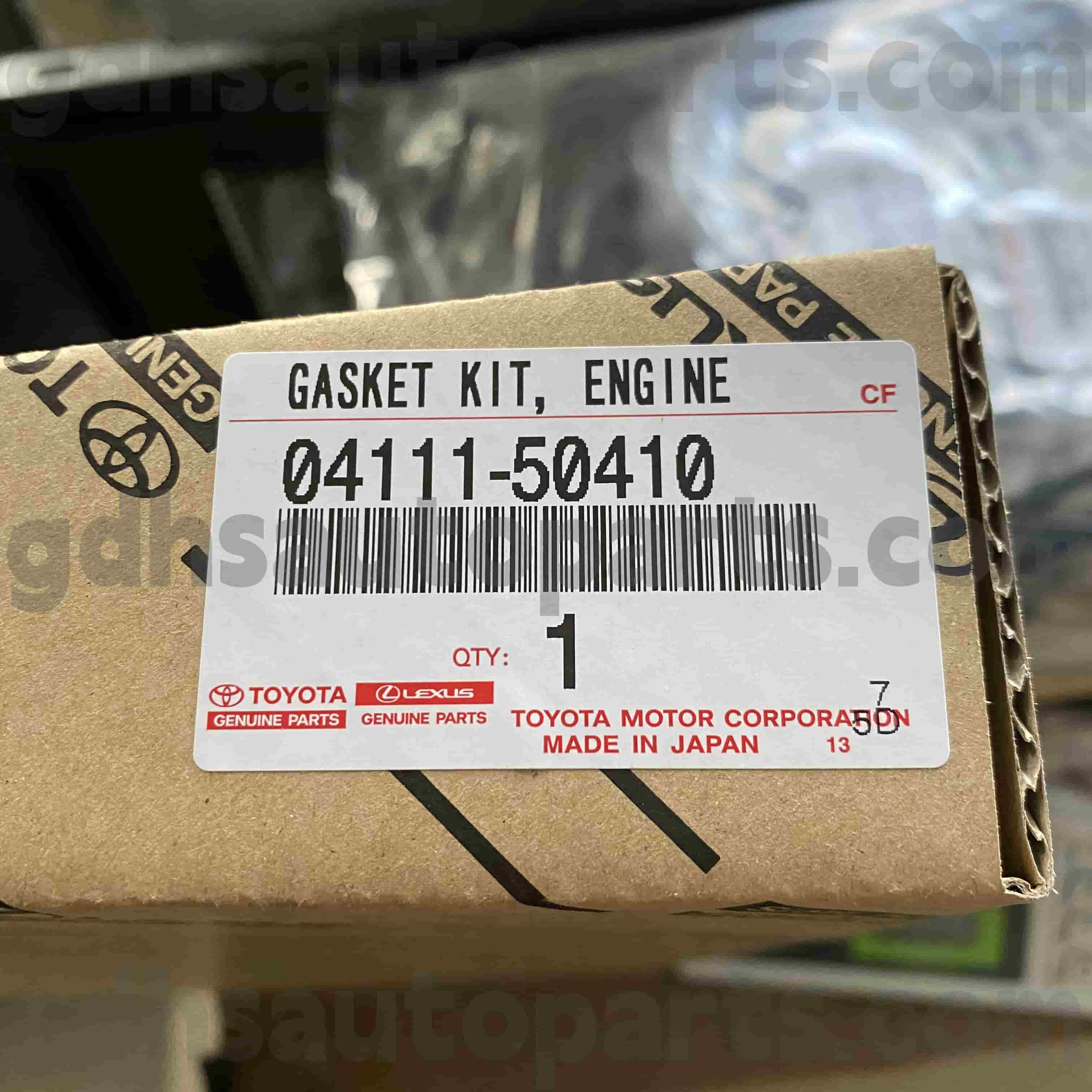 04111-50410 Toyota oryginalny zestaw remontu części do lądowego krążownika