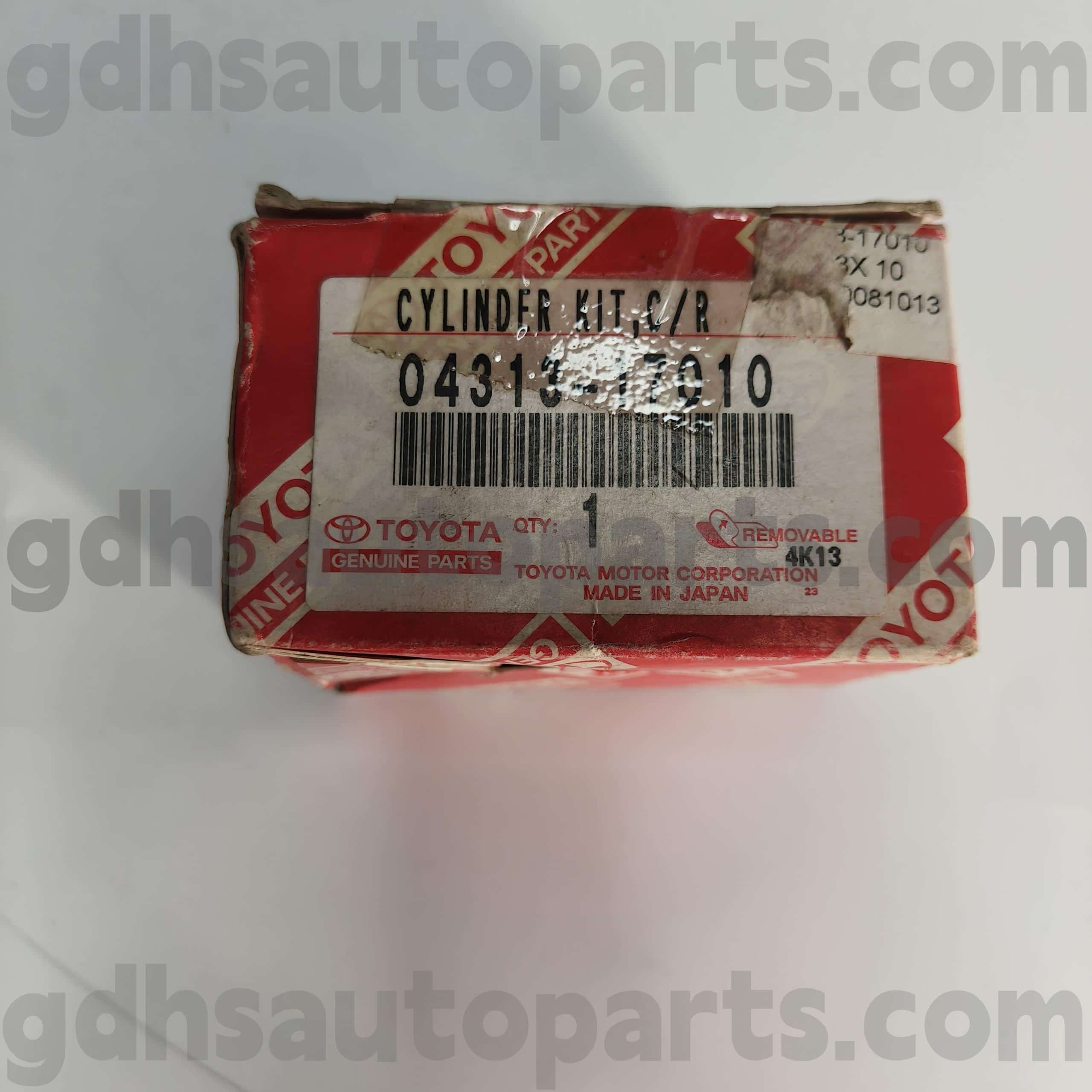 04313-17010 Toyota oryginalne części Zestaw naprawy sprzęgła Niewolnika do Camry (NAP) NR. CDE120
