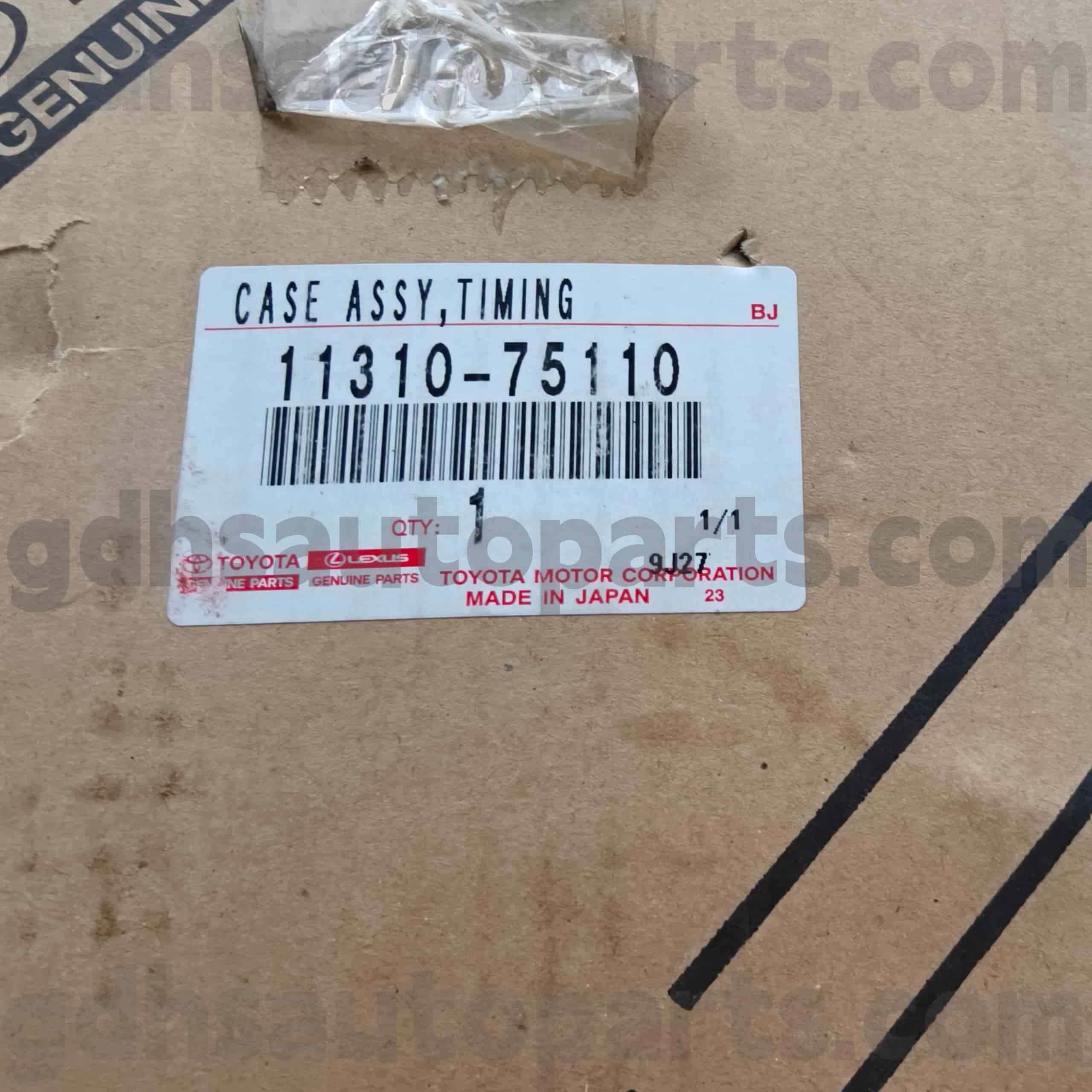 11310-75110 Oryginalne części Toyoty Osłona rozrządu do LAND CRUISER PRADO, TACOMA Podwozie nr TRJ150