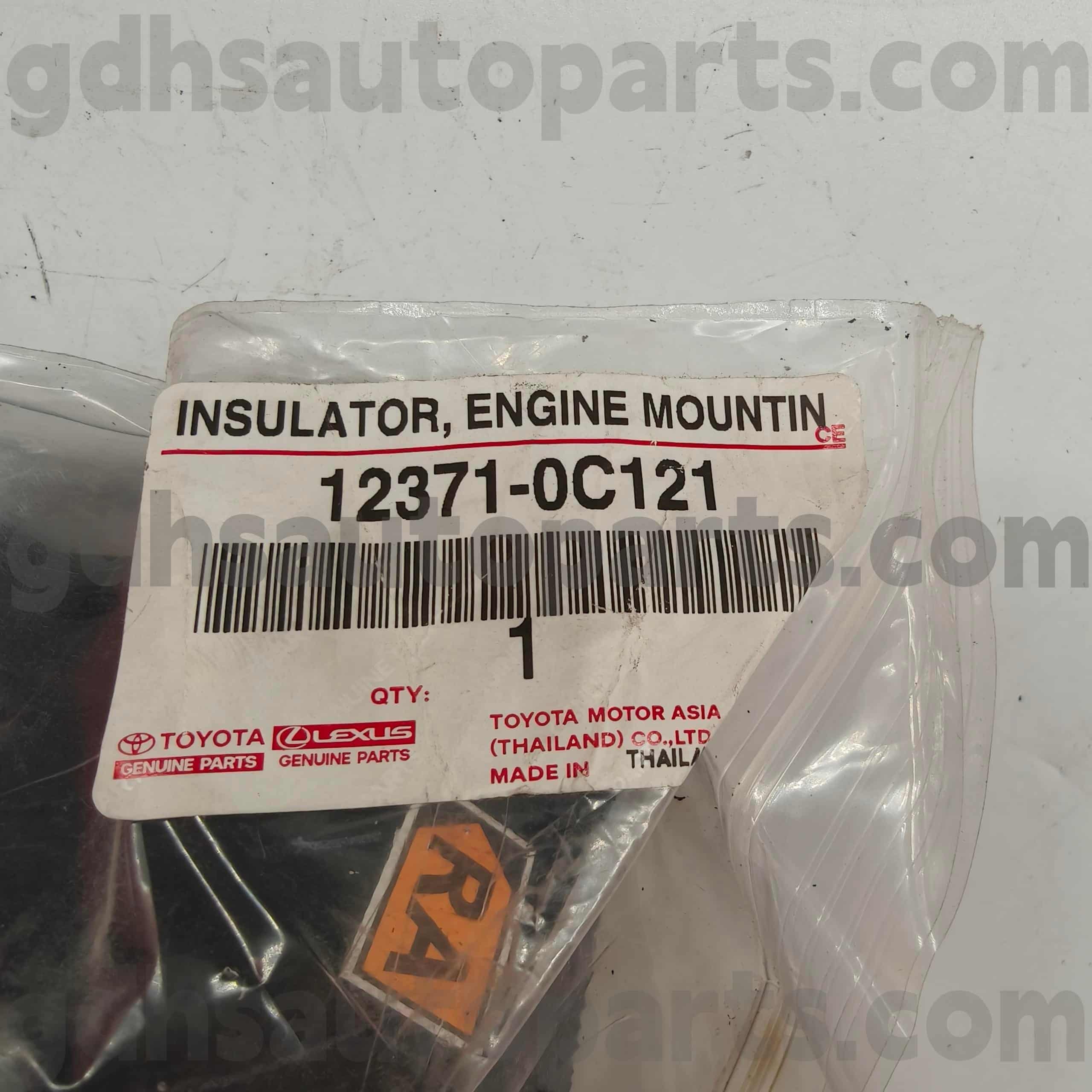 12371-0C121 Oryginalne części Toyoty Łącznik zmiany biegów do podwozia nr 2TRFE..TGN26..4FC