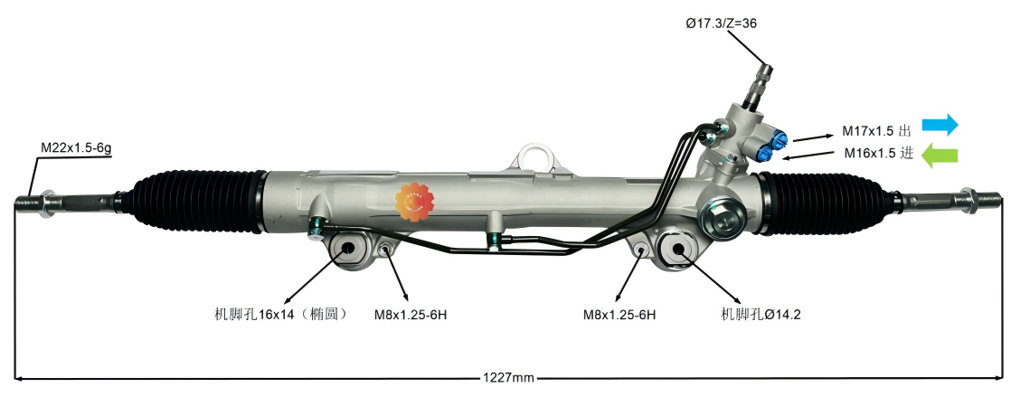 44200-60170 Samochodowa przekładnia kierownicza