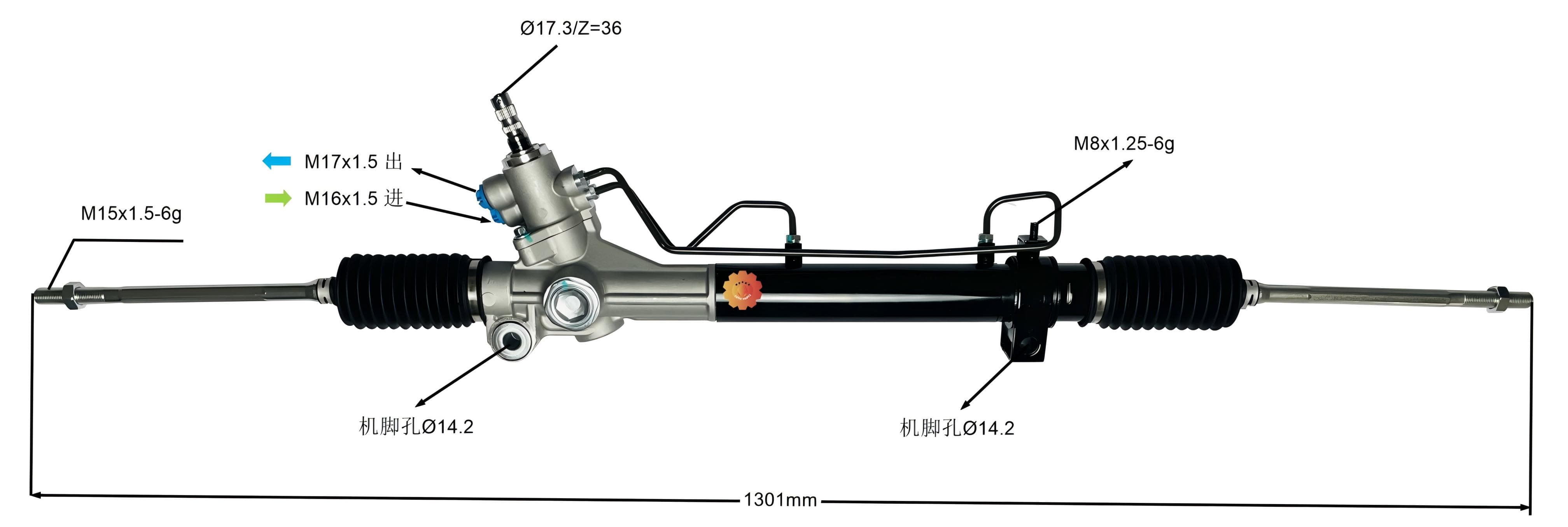 44250-08010 Samochodowa przekładnia kierownicza
