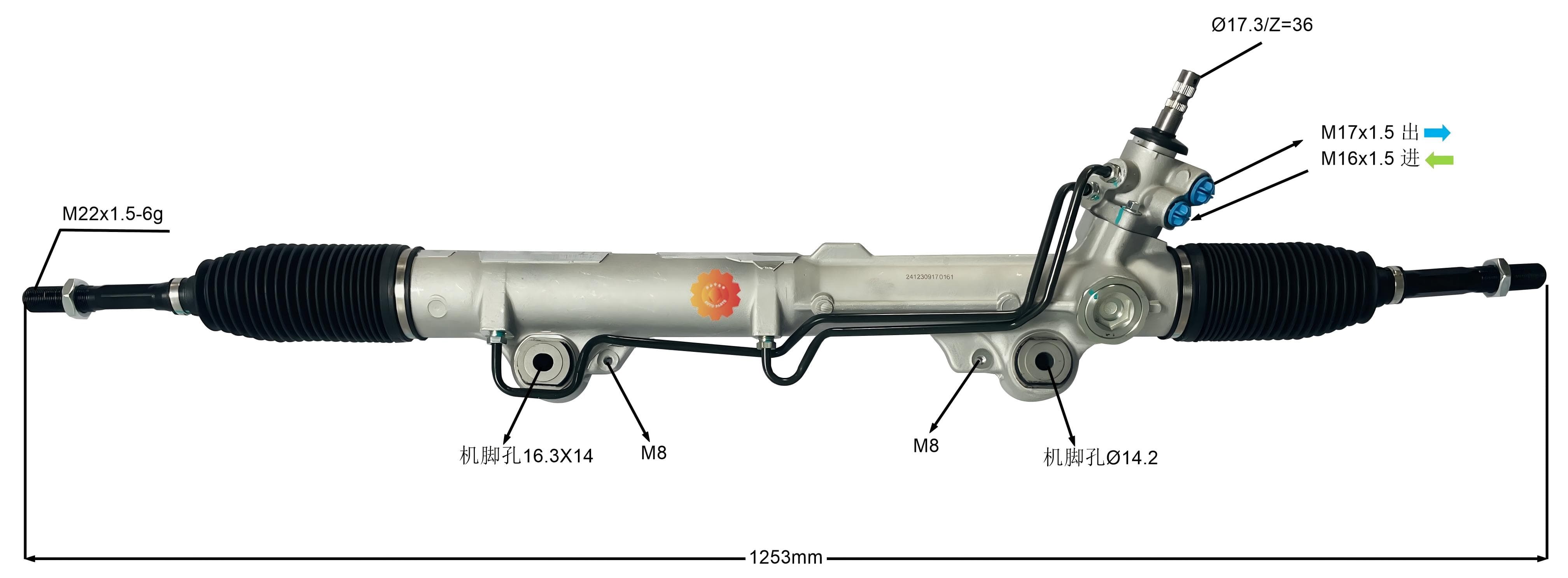 44250-0C070 Samochodowa przekładnia kierownicza