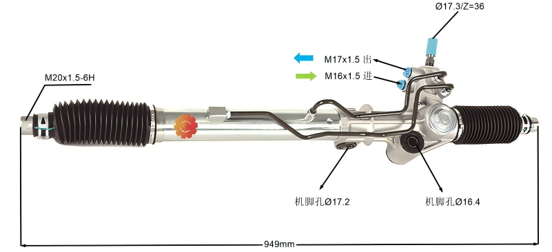 44250-60012 Samochodowa przekładnia kierownicza