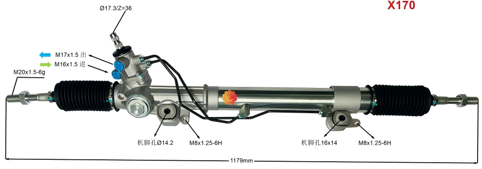 44250-60090 Samochodowa przekładnia kierownicza