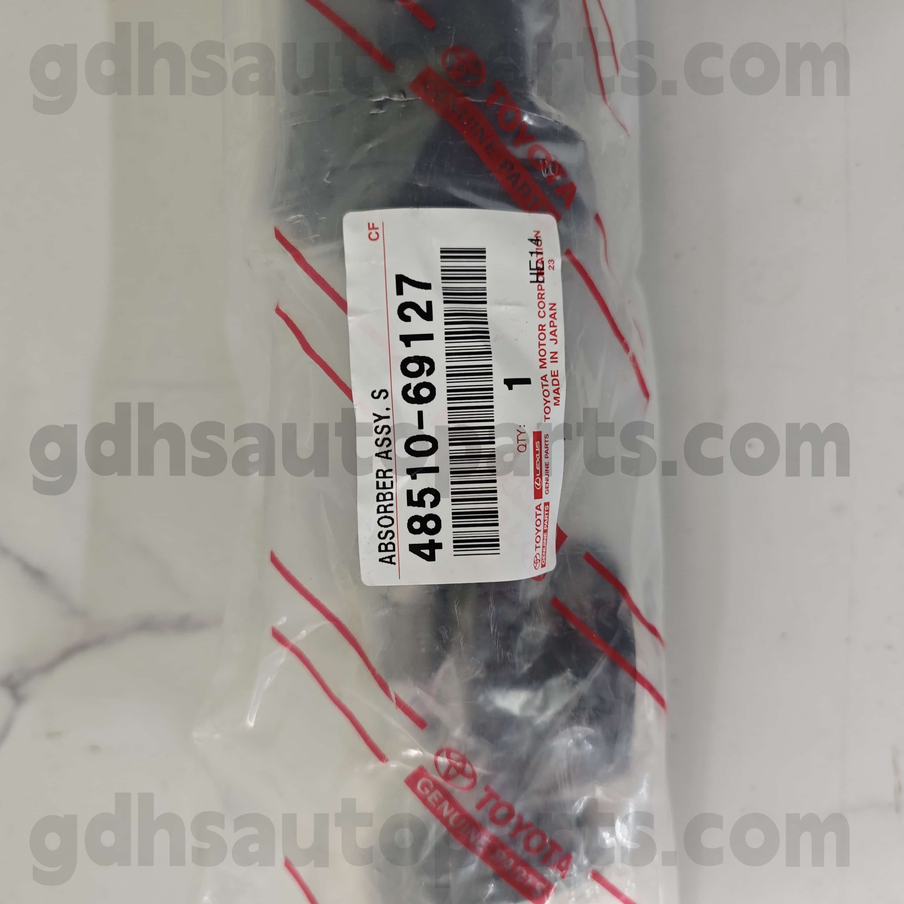 48510-69127 Toyota oryginalne części prawej przedniej rozpórki dla lądowego krążownika 、 Land Cruiser 100 、 Lexus LX470 Podwozie nr. HDJ101, UZJ100