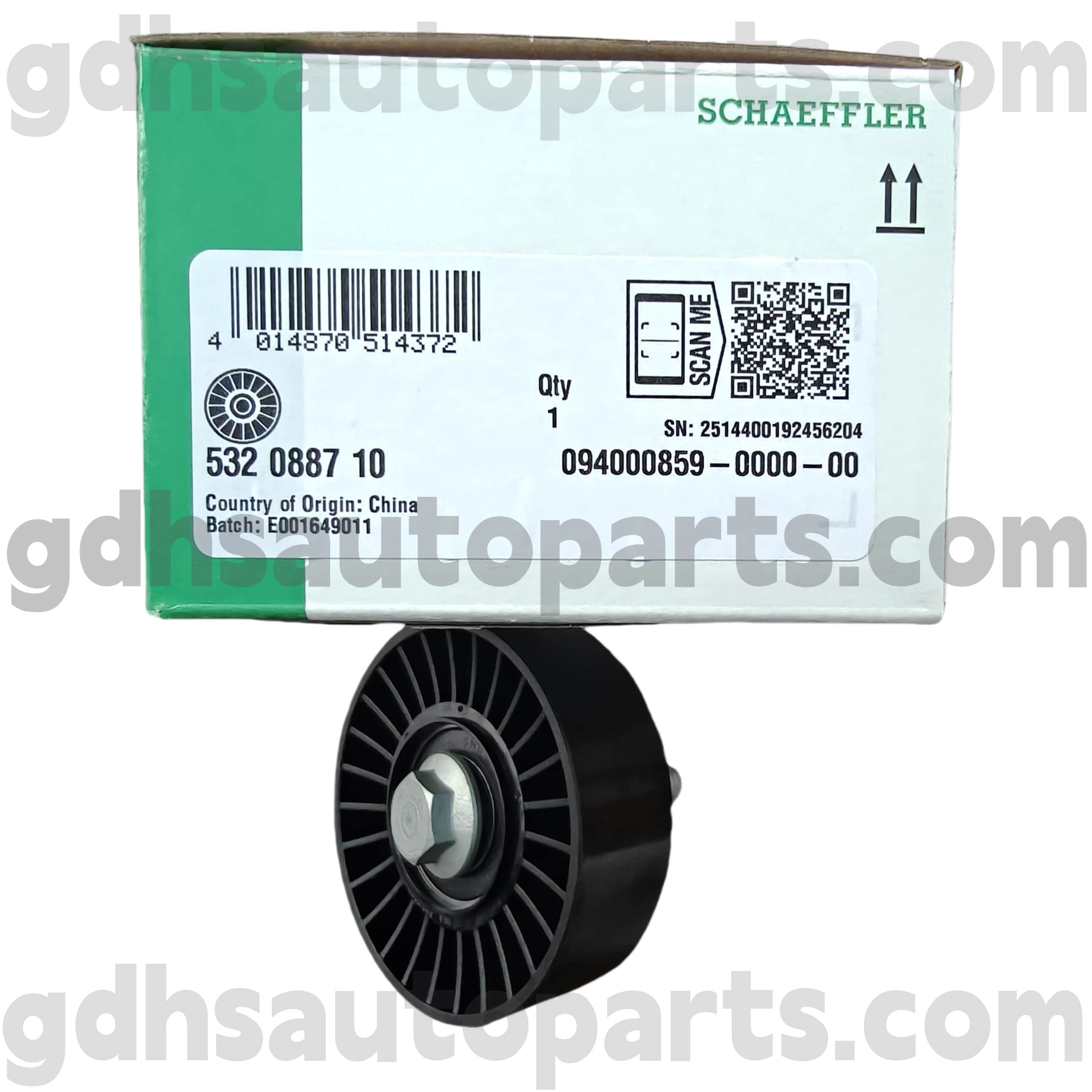 5320887100 Schaeffler Ina Pasek koła pasowy dla Range Rover Velar, Nowy Range Rover Evoque, Range Rover Evoque OE No.LR071758