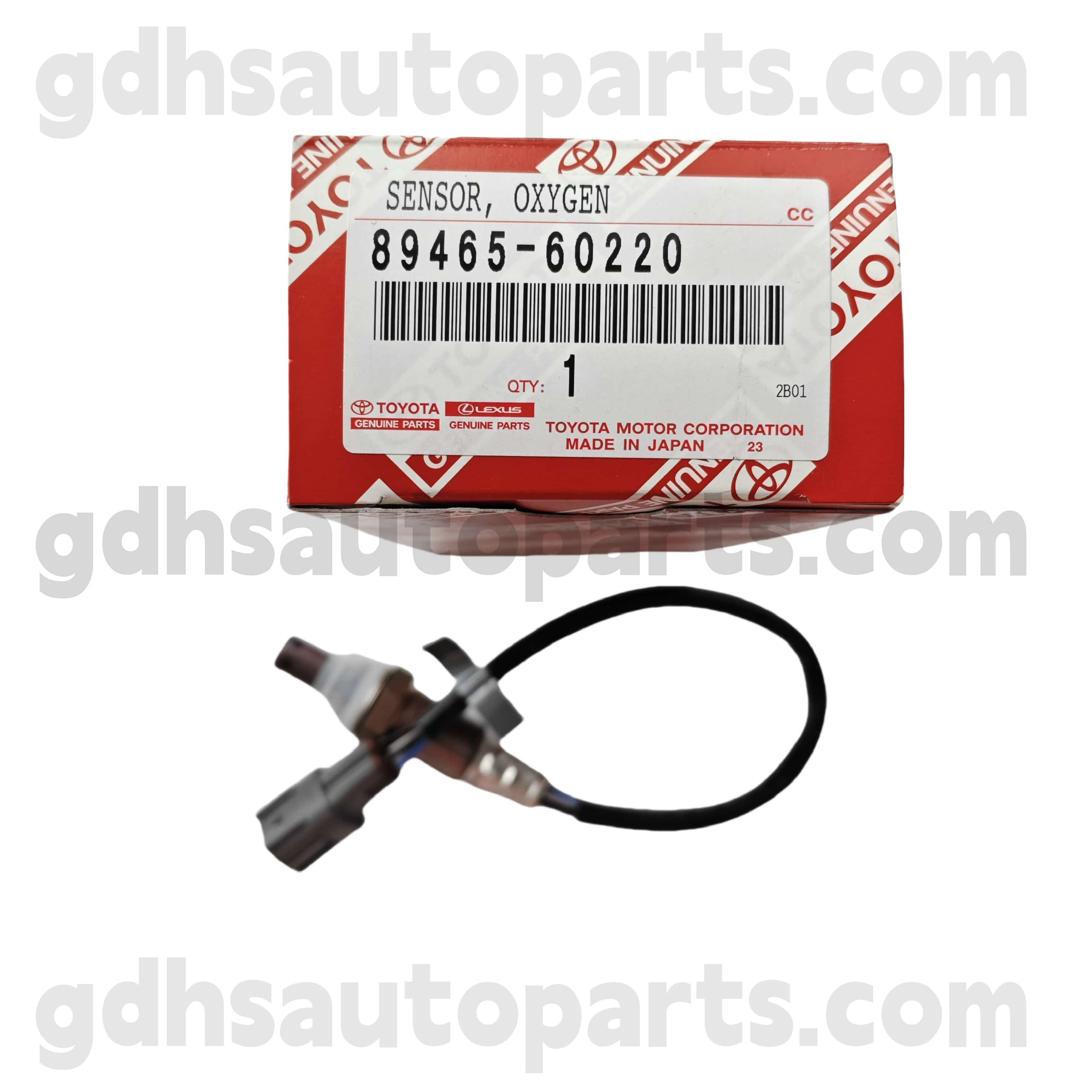89465-60220 Toyota oryginalny czujnik tlenu dla Land Cruiser Prado 、 4Runner Podwozie nr. Grj12#.. ARL, GCC, gen