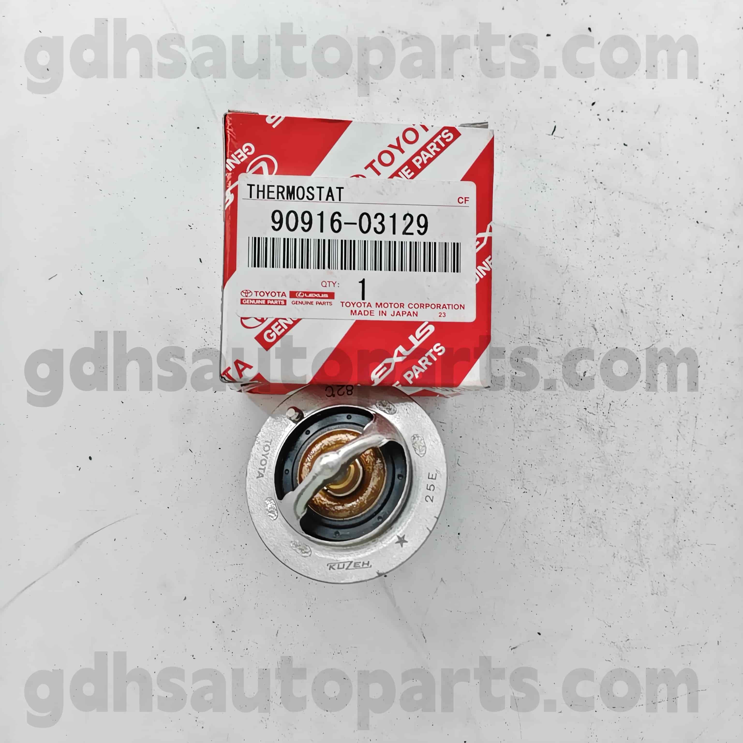 90916-03129 Toyota oryginalna termostat części dla Camry 、 Lexus ES2 ##/350/300H 、 Corolla sed 、 Hilux 、 RAV4 Podwozie nr. 2azfe..acu2#