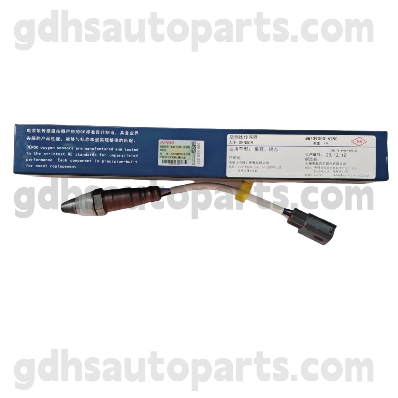 MW439000-6280 Toyota oryginalne części przednie czujnik tlenu dla reiz 、 podwozie koronne nr. GRS218 OE NO. 89467-0p010